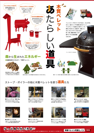 木質ペレットあたらしい道具ポスター